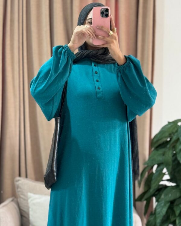 Tala Dress (Curvy) - Turquoise