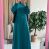 Tala Dress (Curvy) - Turquoise