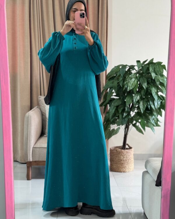 Tala Dress (Curvy) - Turquoise