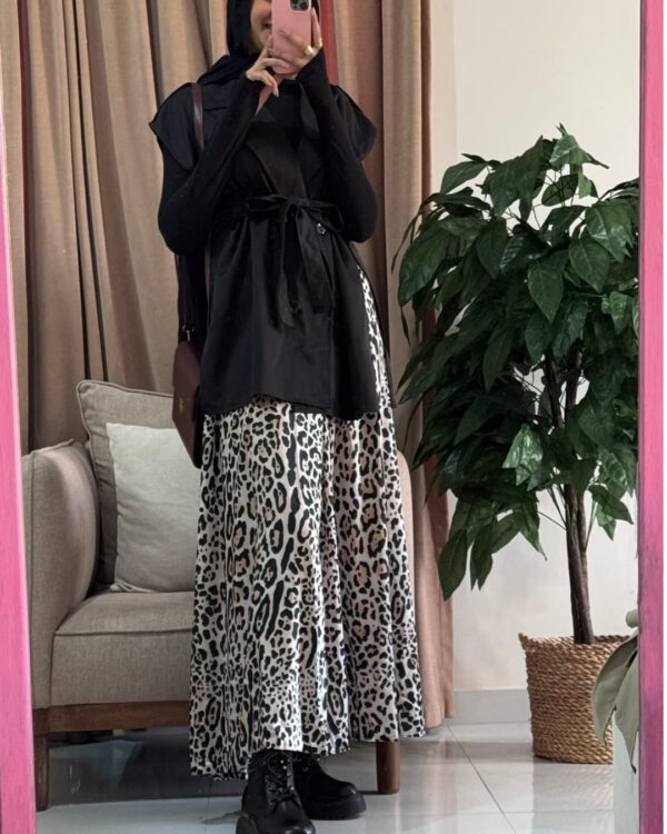 Farida Trench Vest – Black