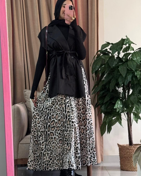 Farida Trench Vest – Black