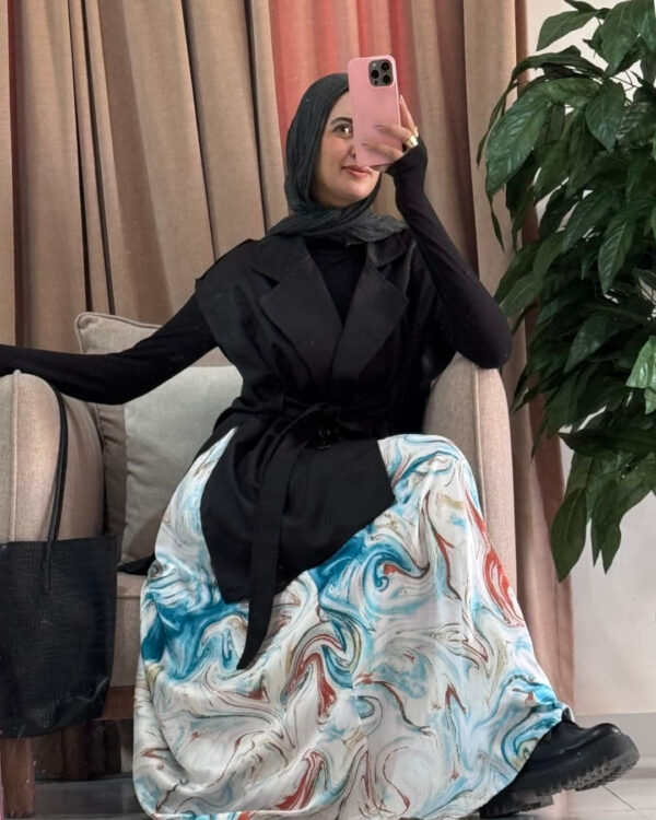 Farida Trench Vest – Black