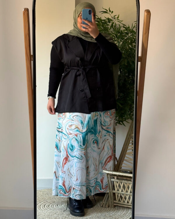 Curvy_trenchVest_Black4 Farida Trench Vest (Curvy) – Black