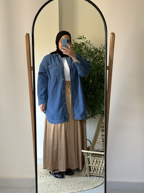 Nilly Satin Skirt (Curvy) – Golden