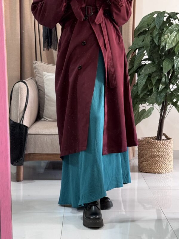 Hiedy Trench Coat  – Crimson